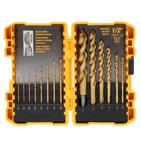 dewalt drill bits for steel